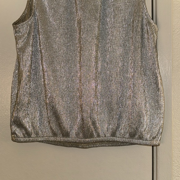 New Express Metallic Banded Hem Choker Tank Top - Picture 14 of 15